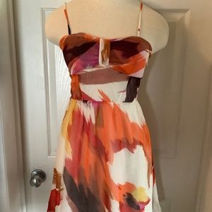 Watercolor Print Sundress
